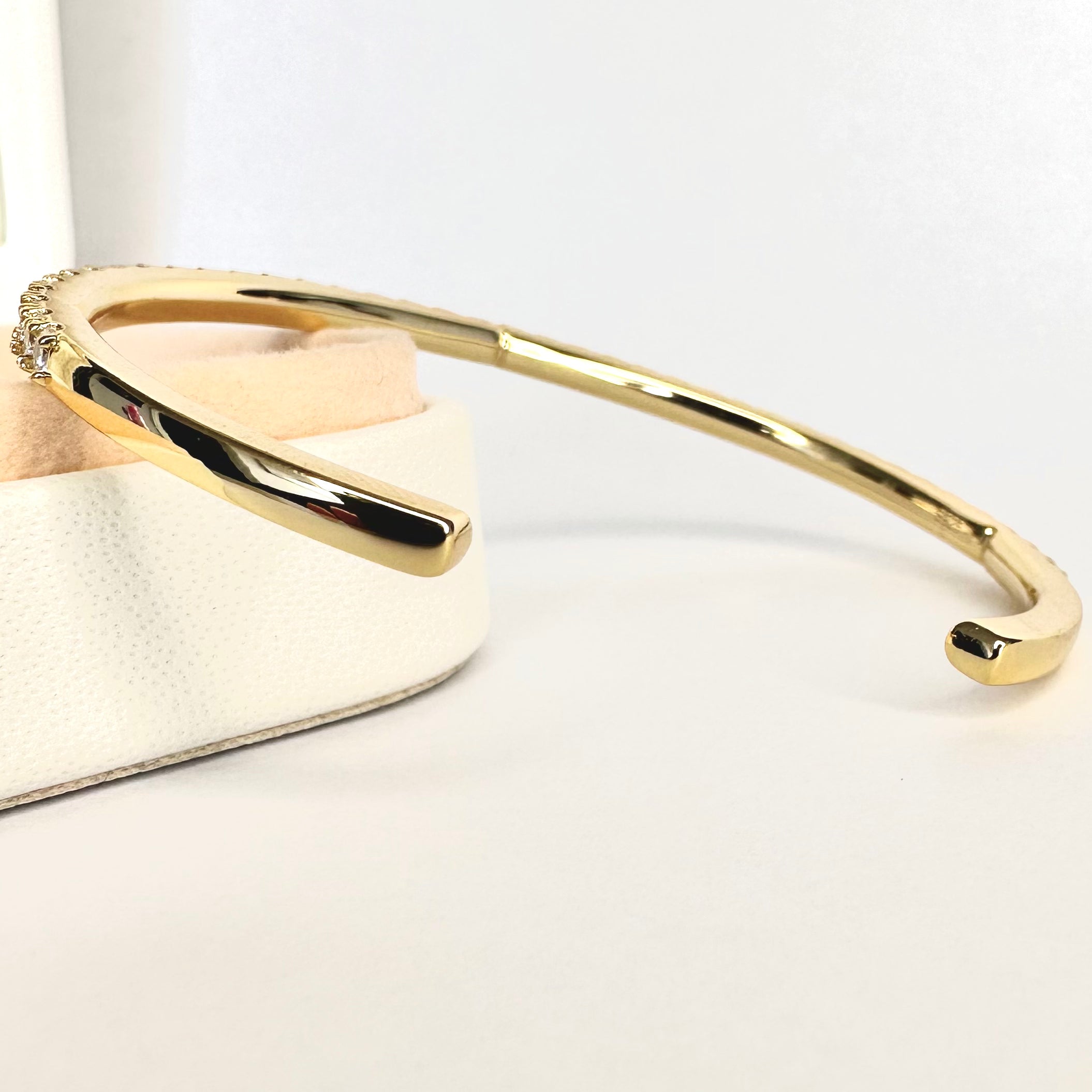 PULSERA UNA LINEA | BAÑO DE ORO 14K | 16CM