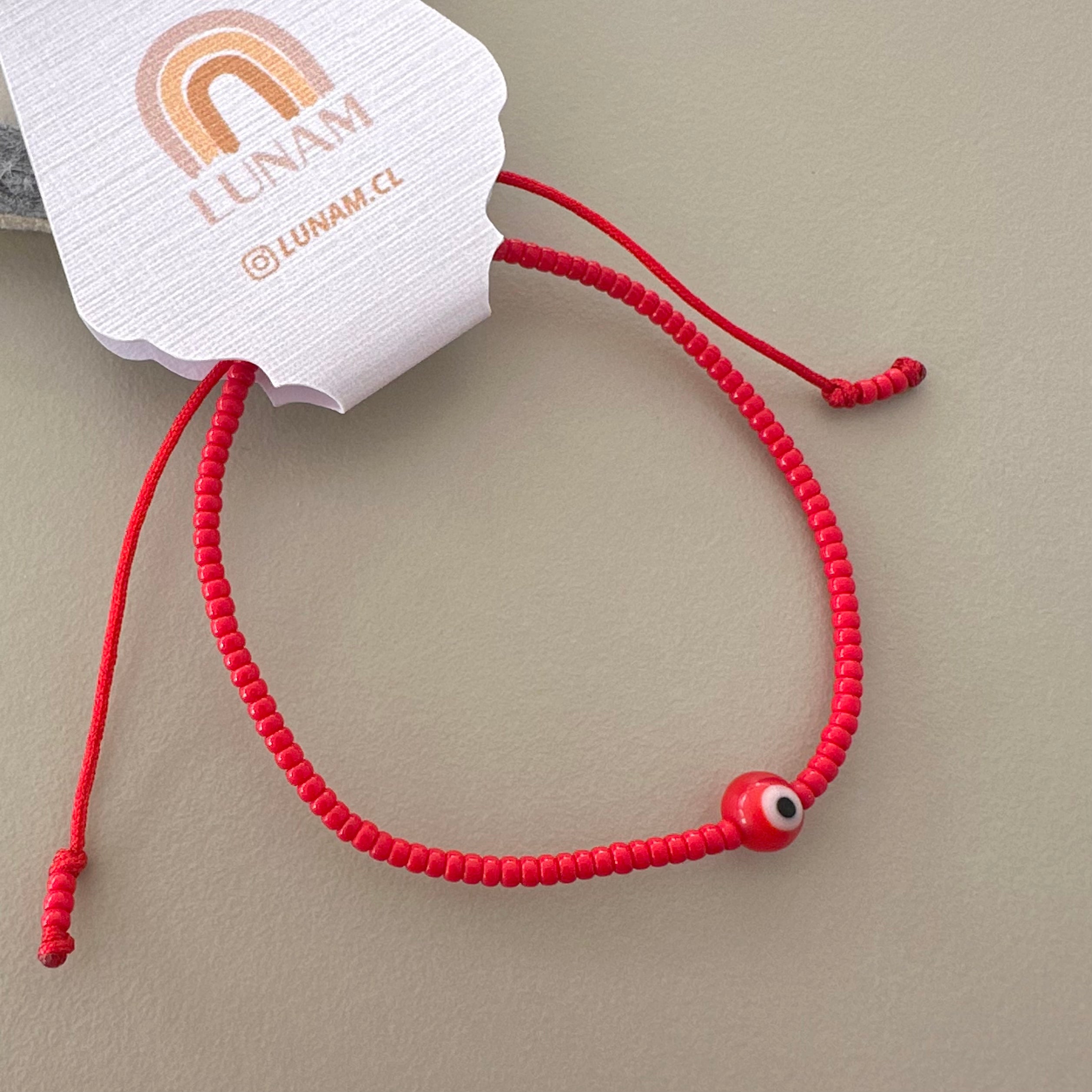 PULSERA ROJA OJO TURCO | LUNAM