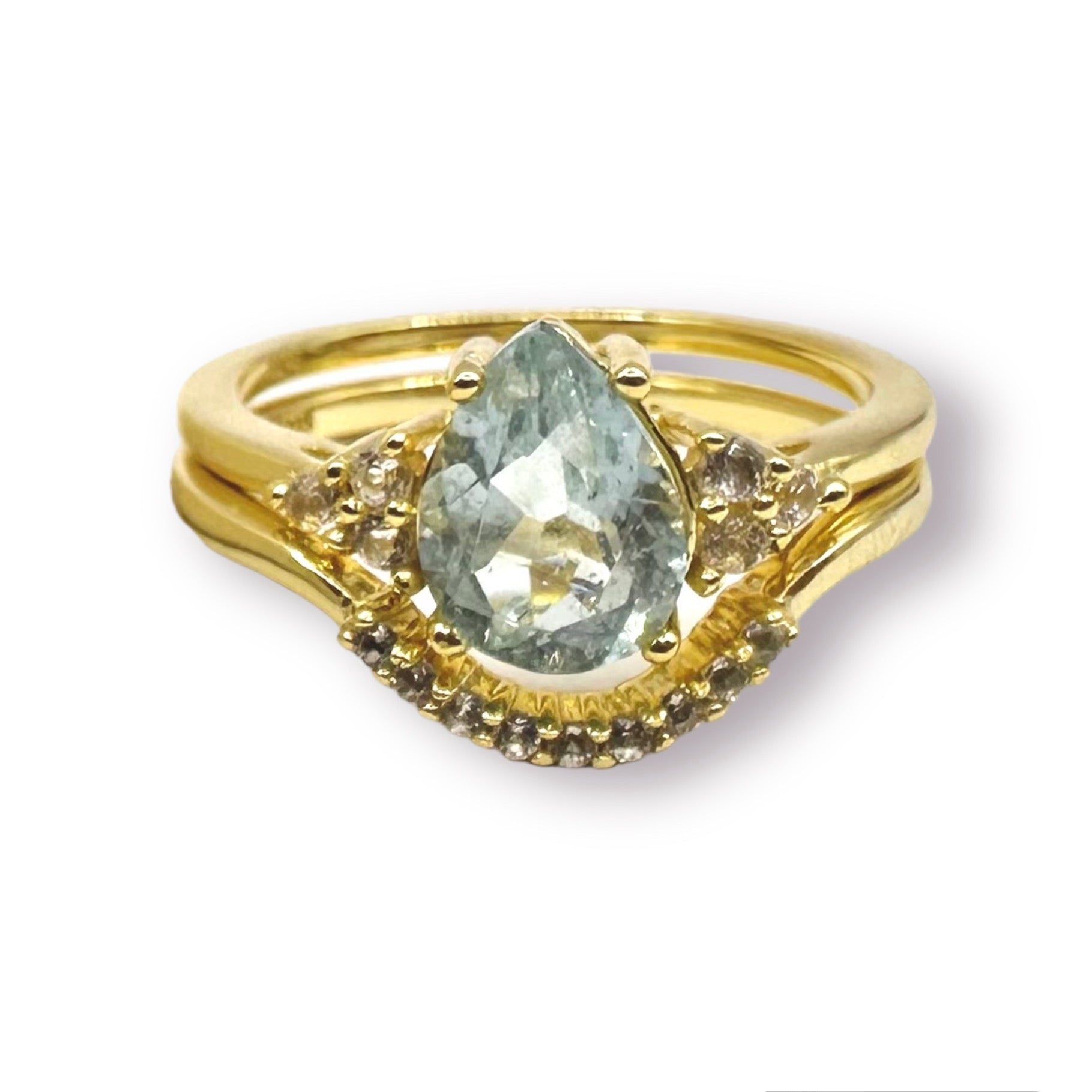 ANILLO GOTA DE AMOR | BAÑO DE ORO 14K