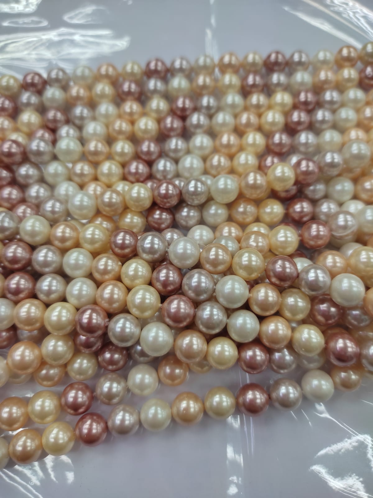 PERLA SHELL | 8MM | MIX BLANC DMSC ROSA (13-20U)