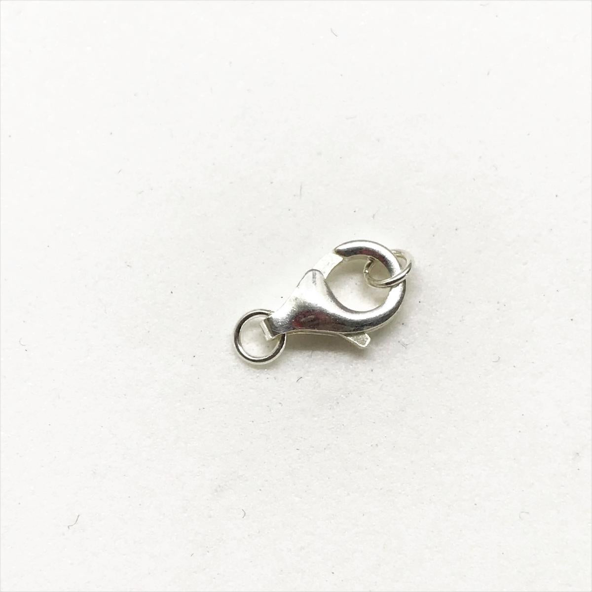 BROCHE MOSQUETON PLATA 925 | (C1) 11MM