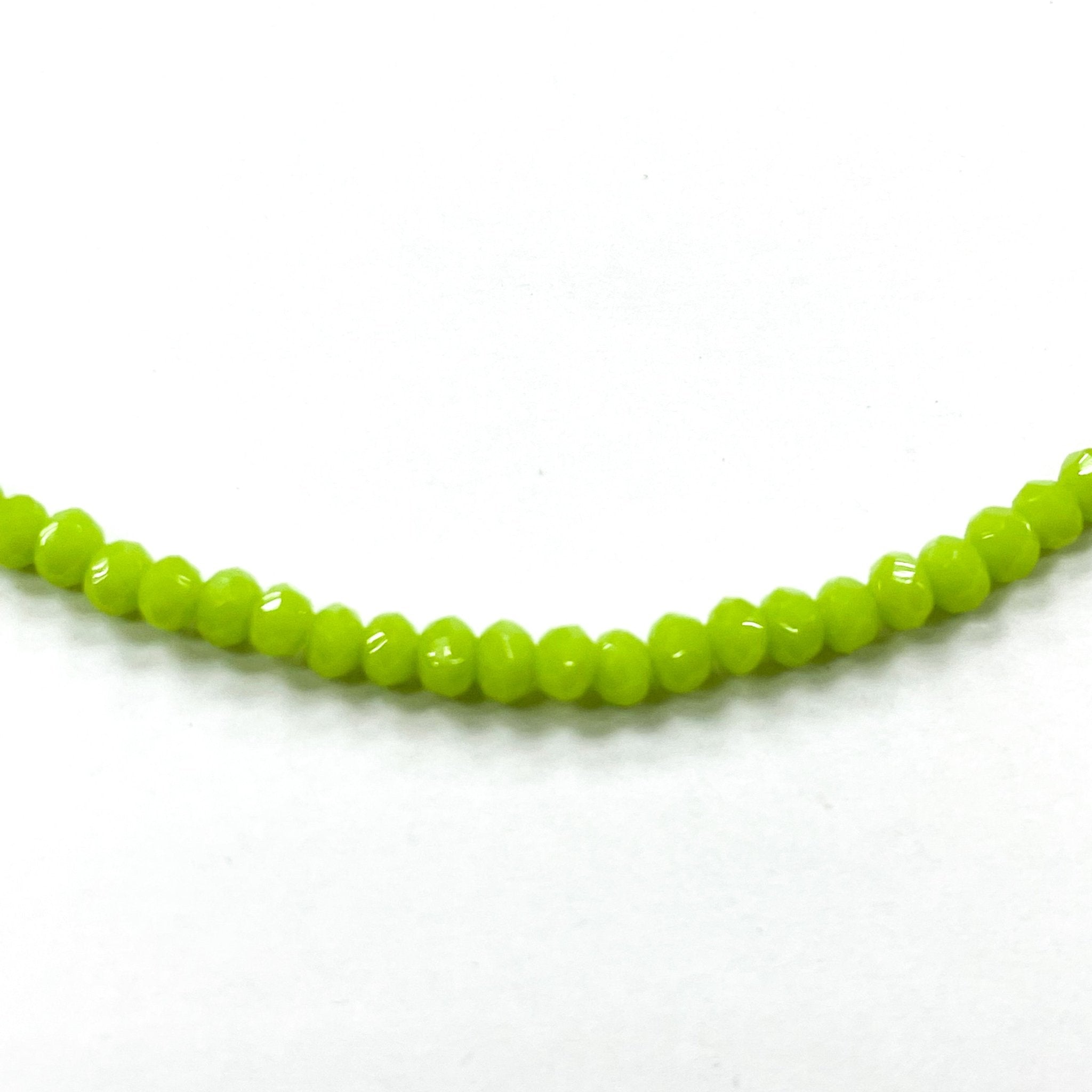 Cristal Chato | 2mm | MATTE VERDE MANZANA (22-87W)