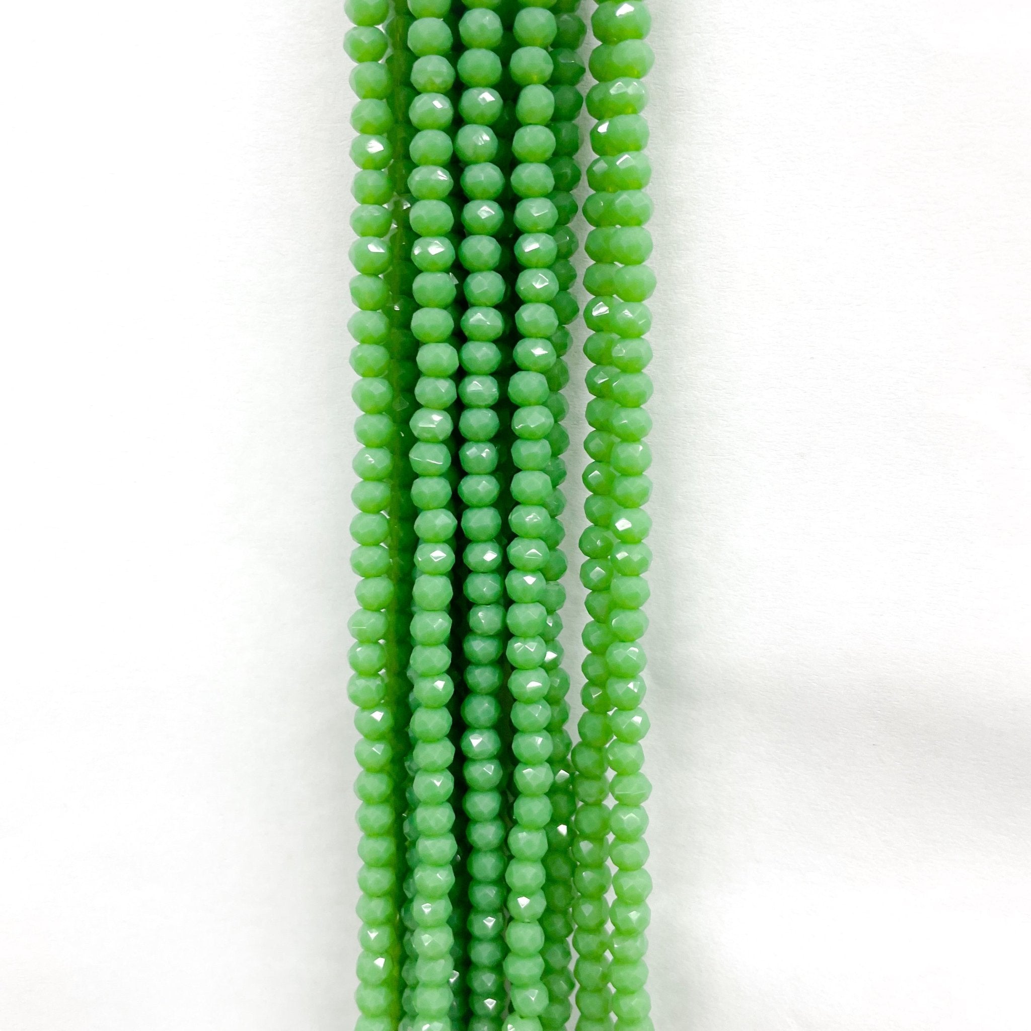 Cristal Chato | 4mm | Matte Verde 3(15-62W)[10-40A]