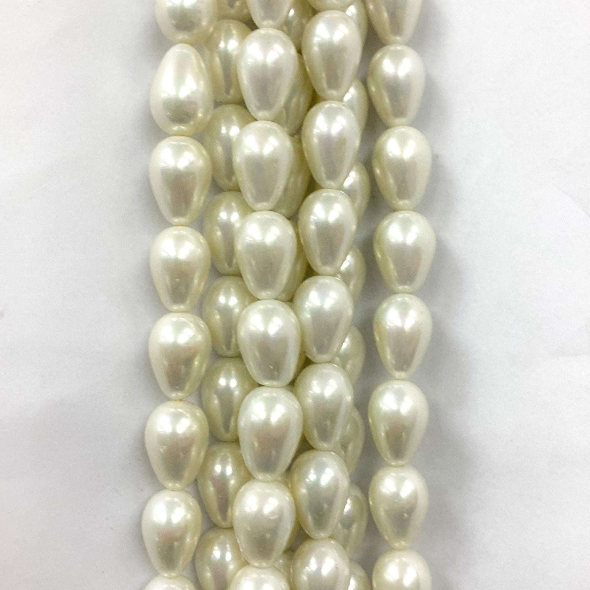 PERLA SHELL GOTA | 16MM | BLANCO (7-3U)