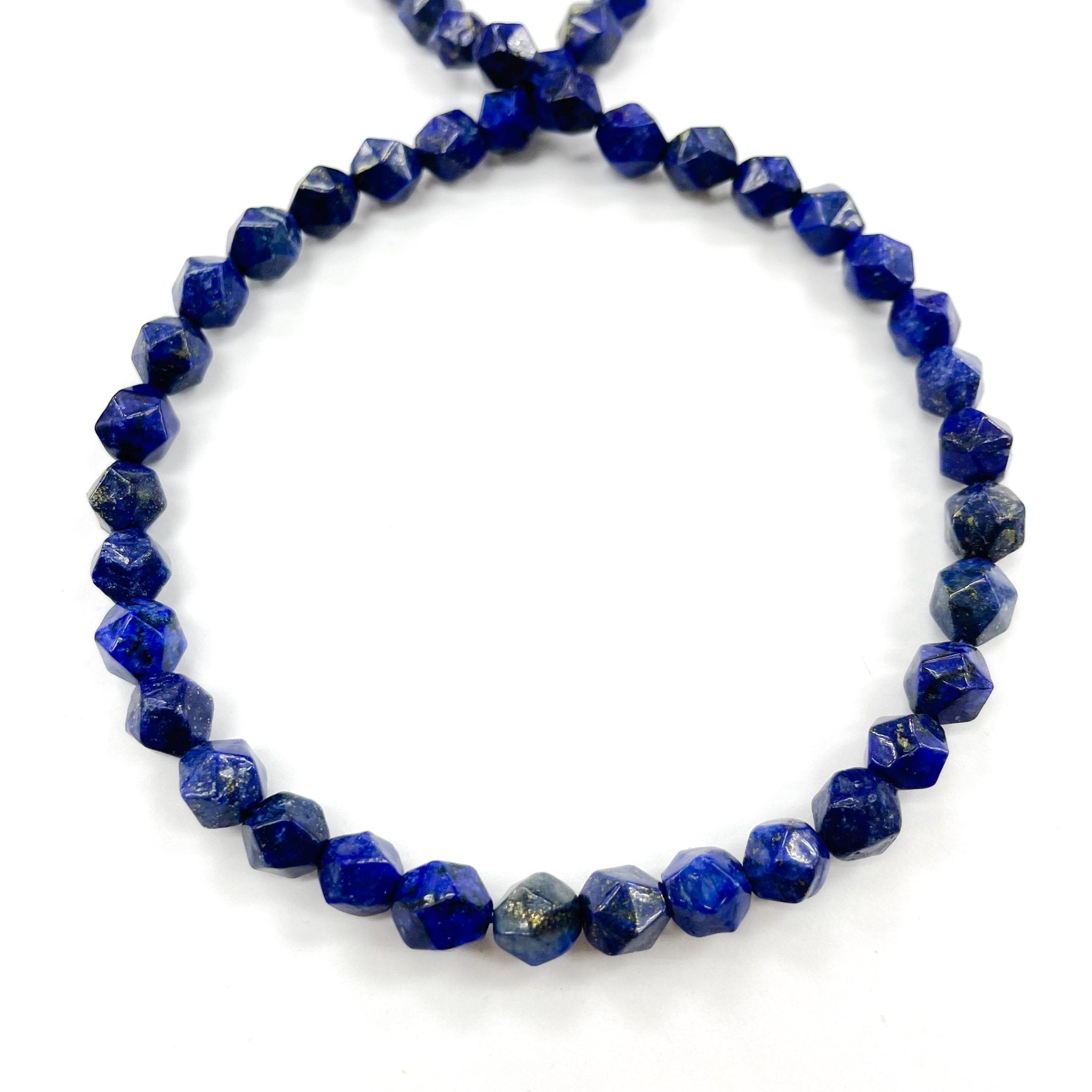 PIEDRA HEXAGONAL | 8MM | LAPISLAZULI