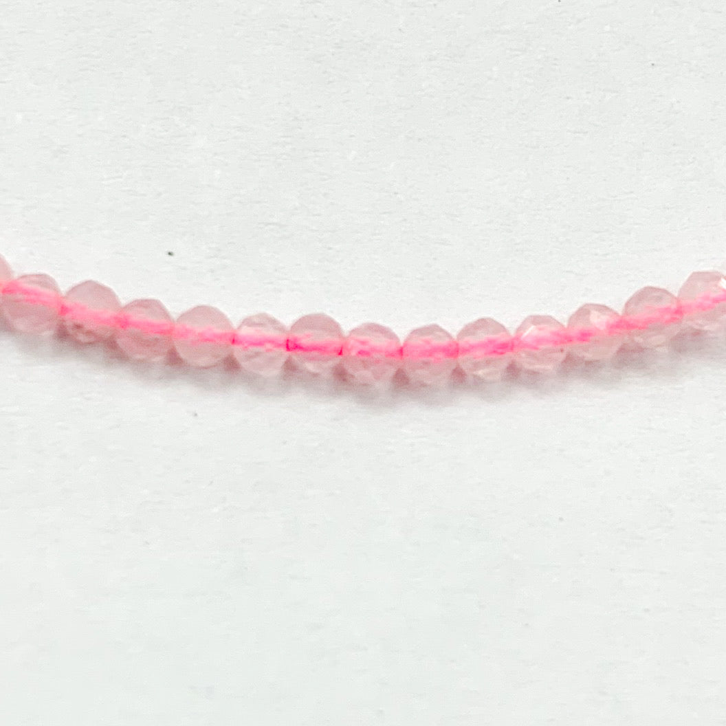 PIEDRAS NATURALES | MINI | CUARZO ROSADO | 2.3MM(19-16G)[14-8D]