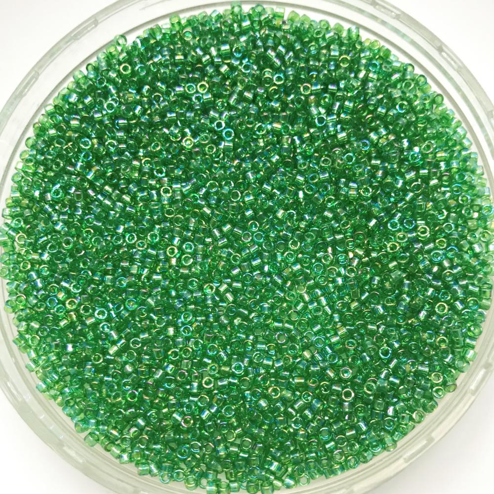 Miyuki Delica Beads 11/0 | 152DB | Verde tornasol[C6] (C11)