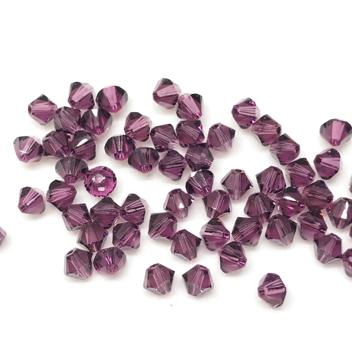 Bead Swarovski Crystals | 4mm | C1 ST #204 | 25u | Amatista