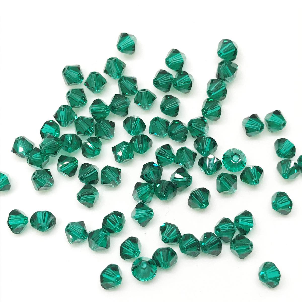 Bead Swarovski Crystals | 4mm | C2 SAT #205 | 25u | Verde Esmeralda