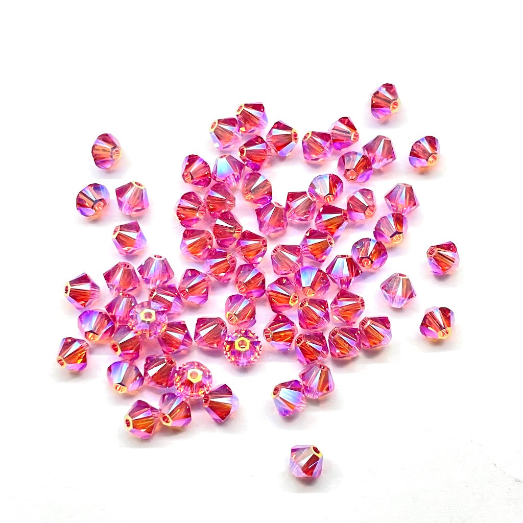 Bead Swarovski Crystals | 4mm | C1 CT #209 | 12u | Rosado tornasol