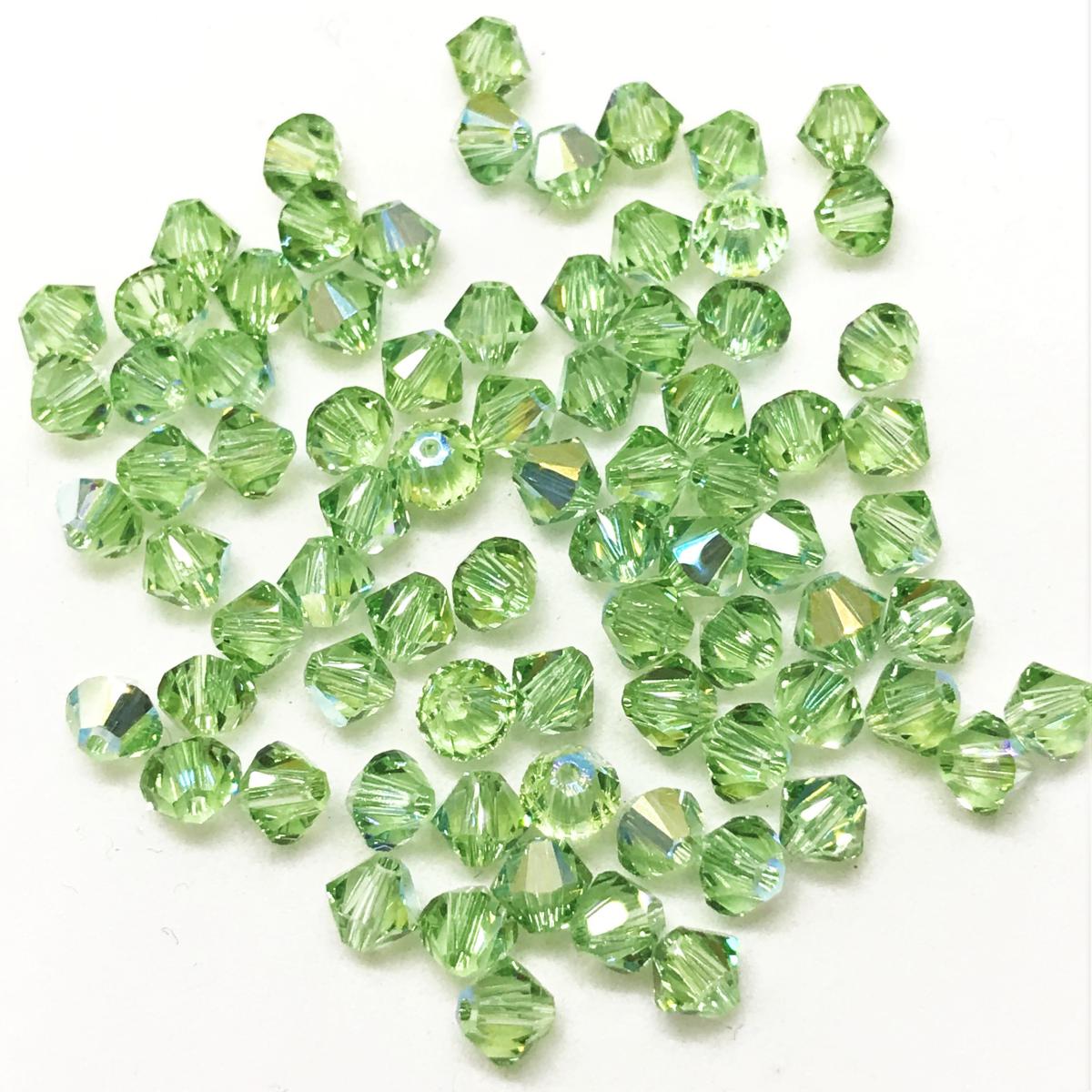 Bead Swarovski Crystals | 4mm | C2 SmT #214 | 25u | Verde claro