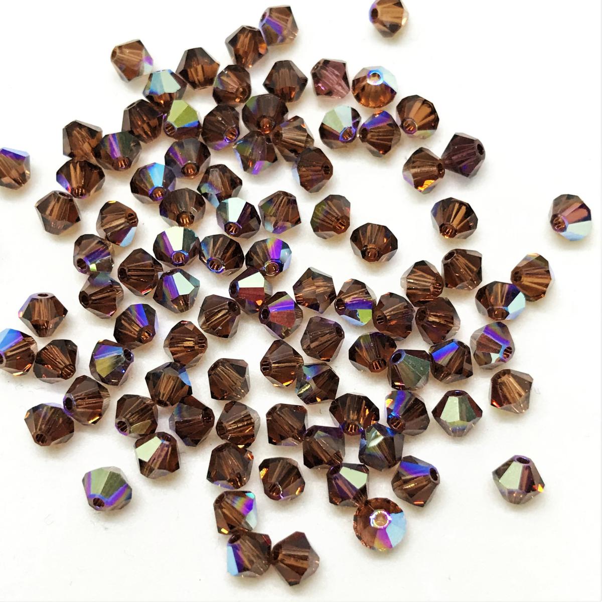 Bead Swarovski Crystals | 4mm | C2 SmT #220 | 25u | Café