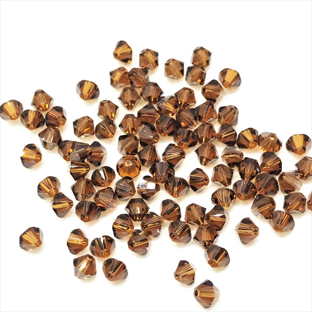 Bead Swarovski Crystals | 4mm | C2 ST #220 | 25u | Café