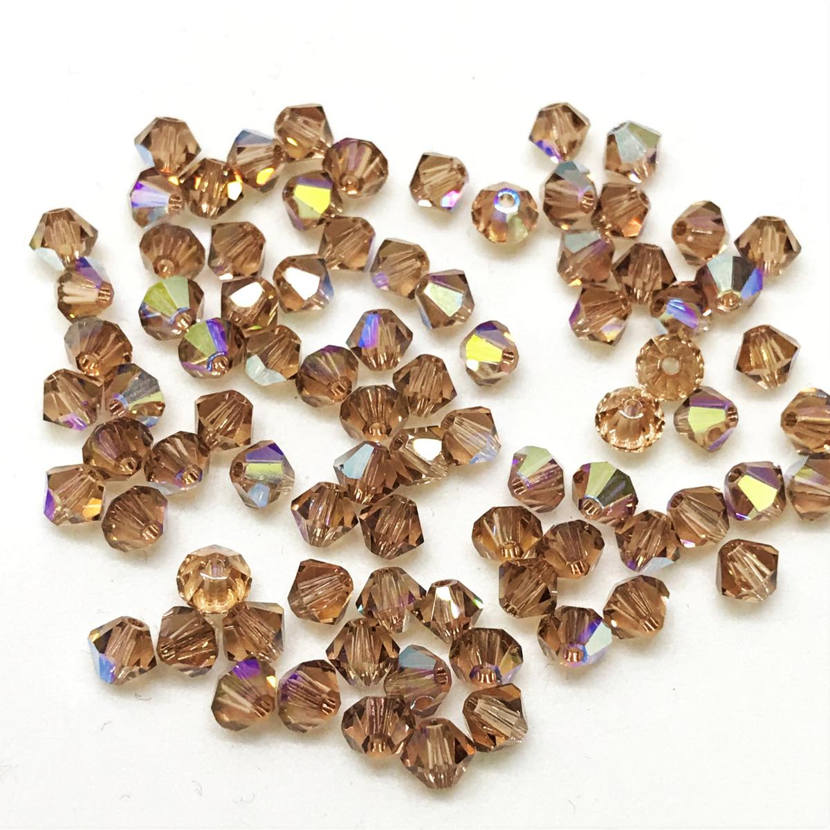 Bead Swarovski Crystals | 4mm | C6 SmT #221 | 25u | Café Claro