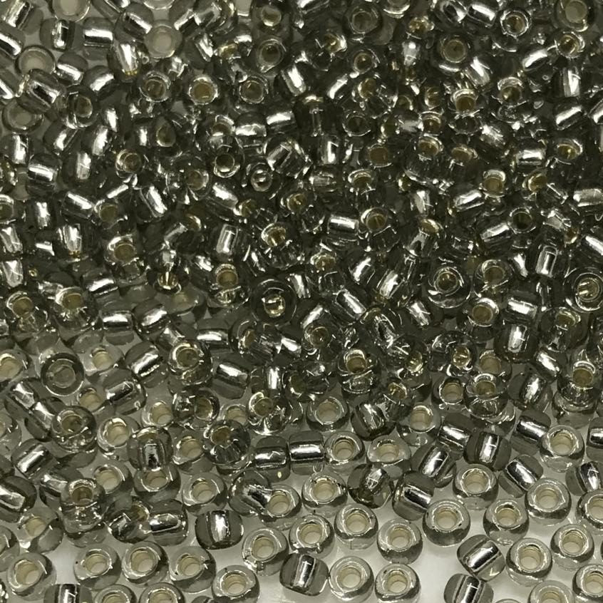 Miyuki Round Rocailles 8/0 | 2433RR | Silverline Gris
