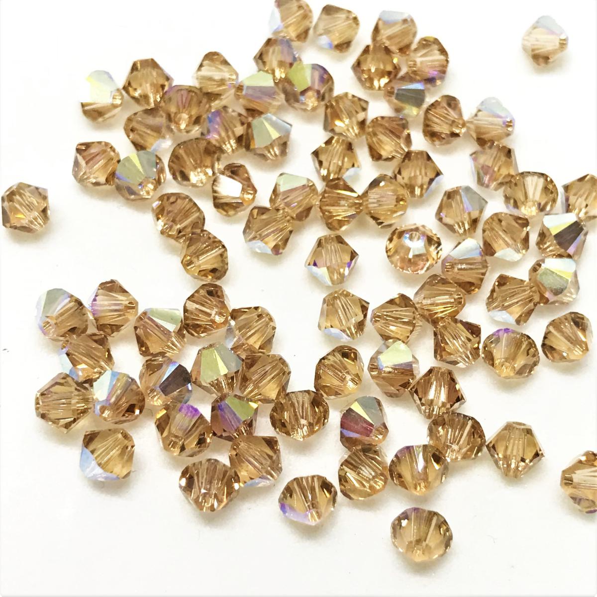 Bead Swarovski Crystals | 4mm | C3 SmT #246 | 25u | Topacio[M]