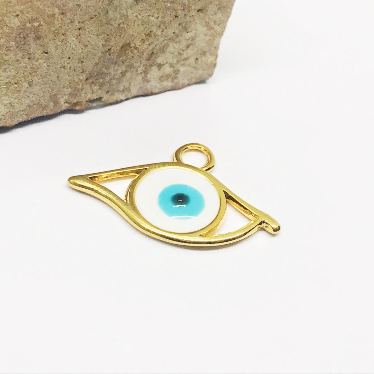 OJO DE HORUS | BAÑO DE ORO 24K | 20MM