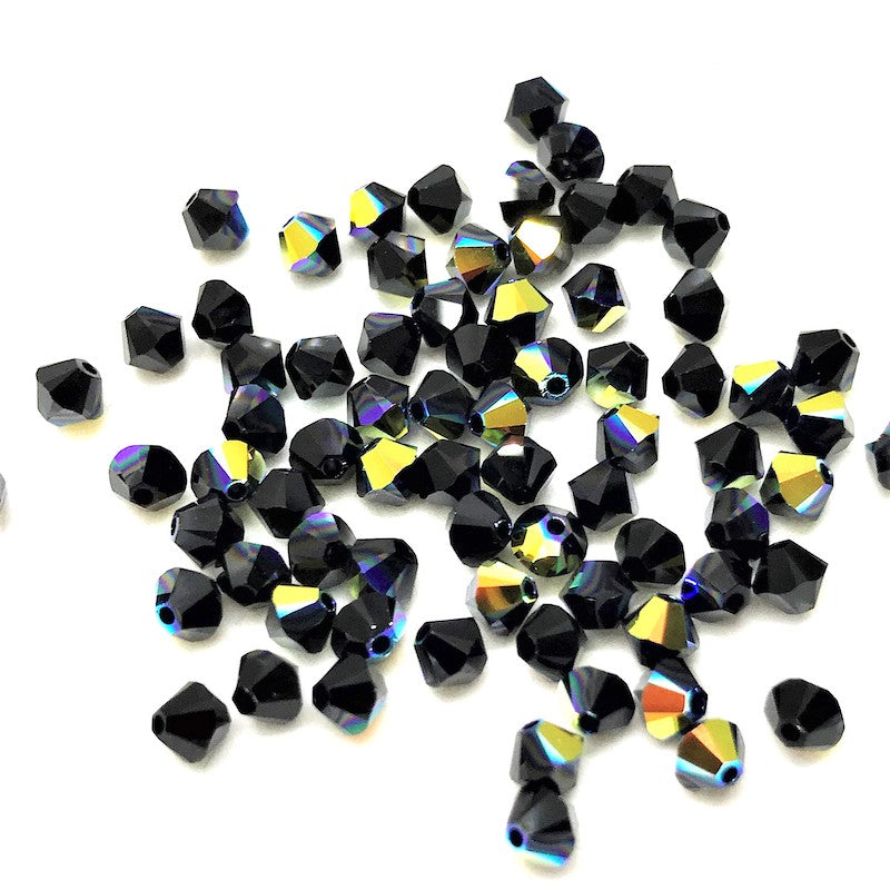 Bead Swarovski Crystals | 4mm | C4 SmT #280 | 25u | Negro