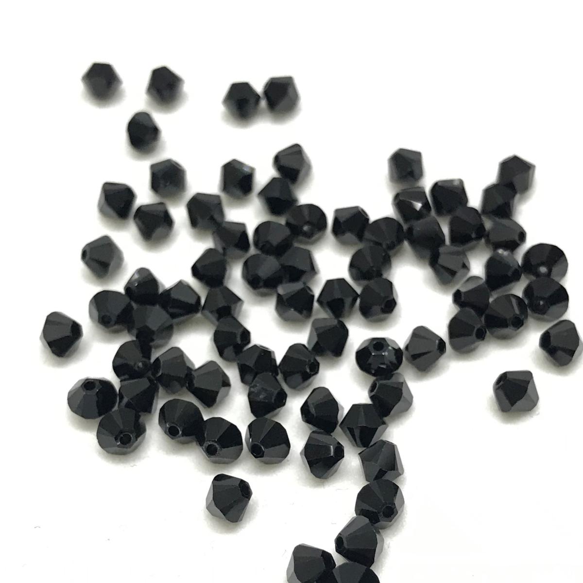 Bead Swarovski Crystals | 3mm | C4 ST #280 | 25u | Negro