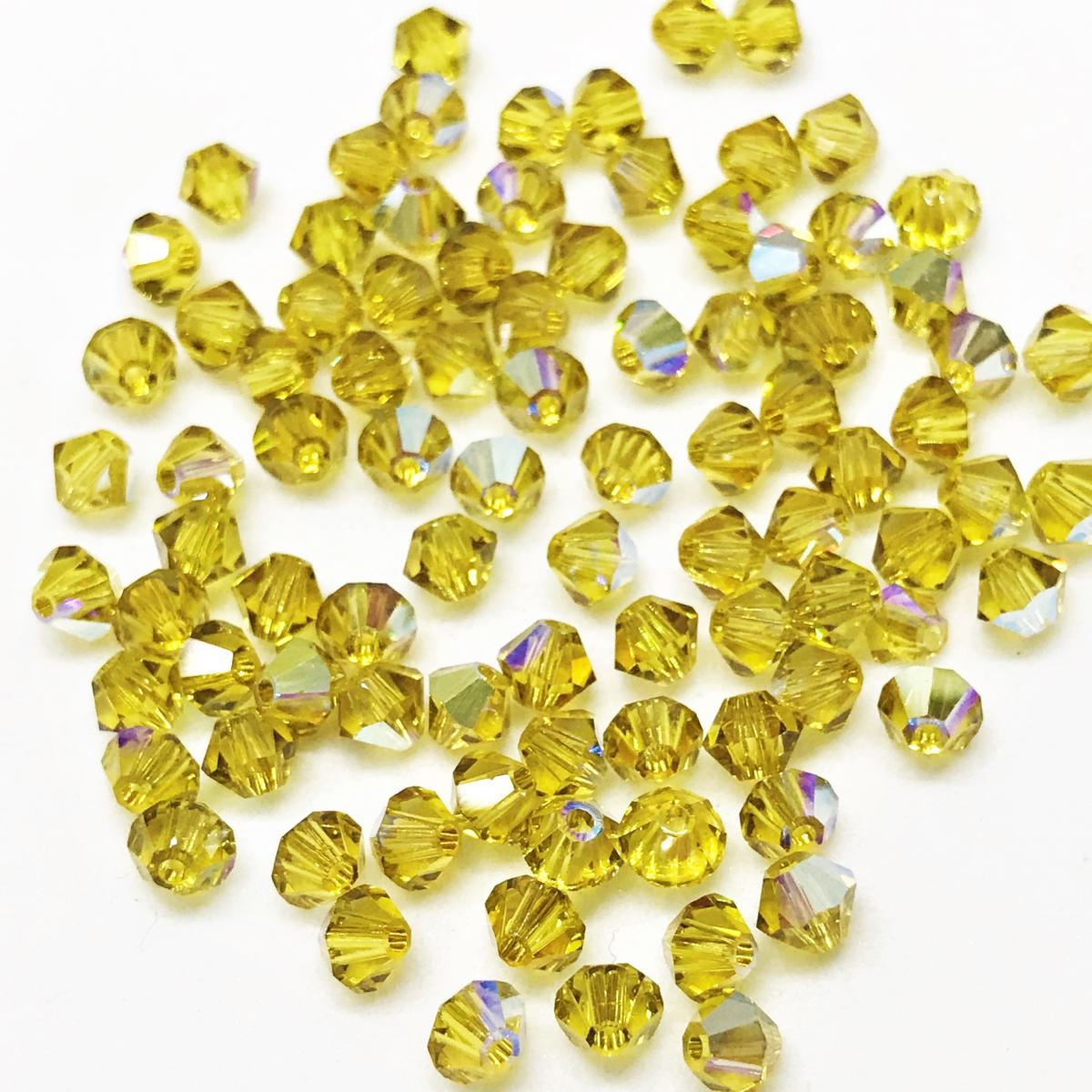 Bead Swarovski Crystals | 4mm | C5 SmT #385 | 25u | Amarillo