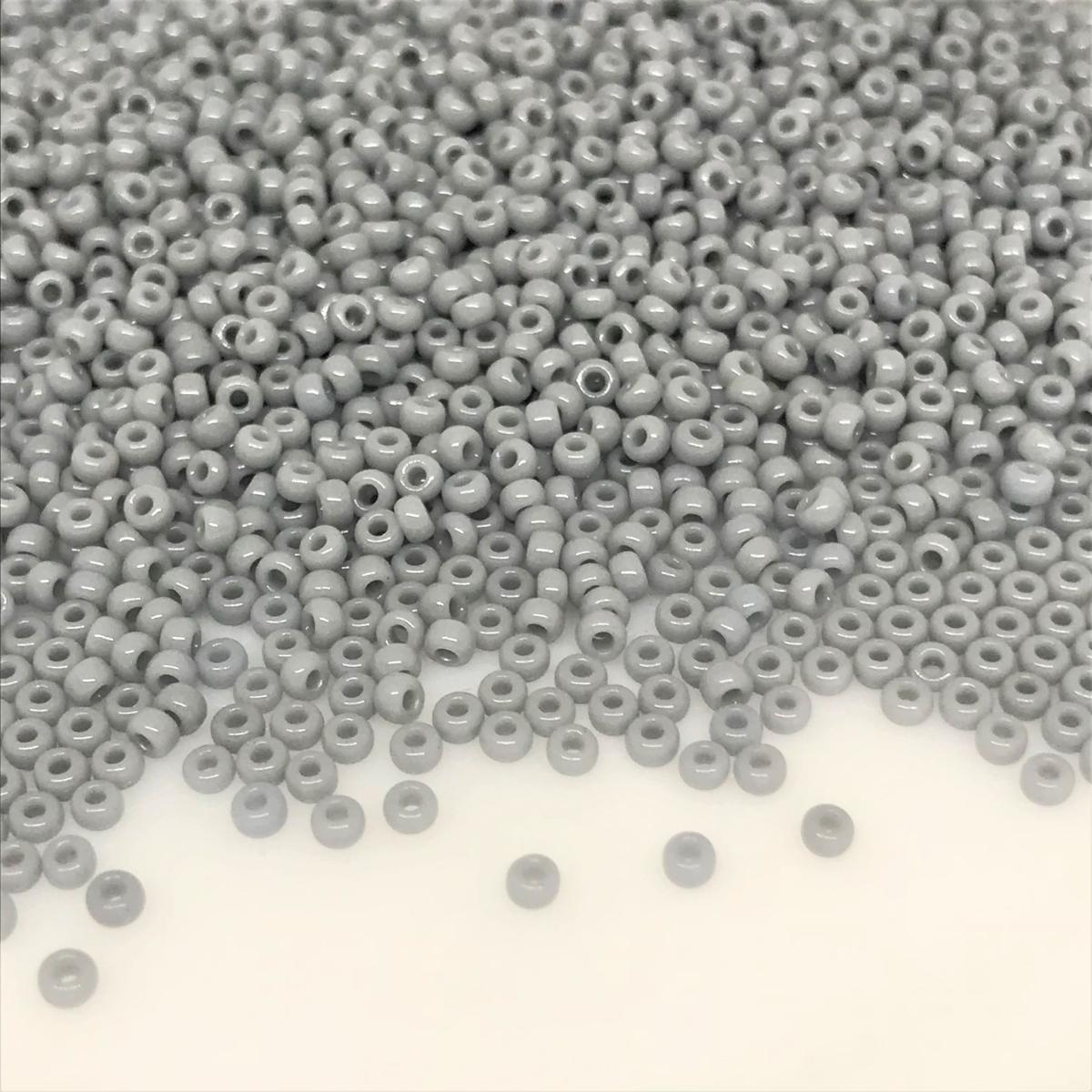 MIYUKI ROUND ROCAILLES 11/0 | 498RR | OPAQUE GRIS A(C22)[C8]