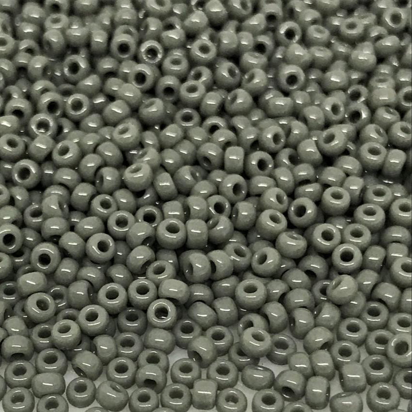 MIYUKI ROUND ROCAILLES 11/0 | 499RR | OPAQUE GRIS B(C22)[C8]