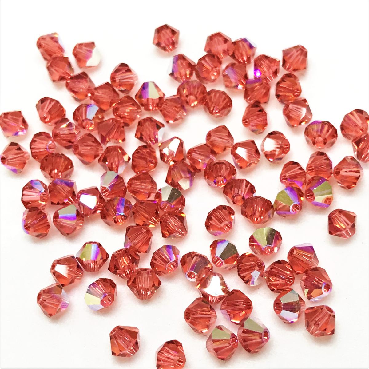 Bead Swarovski Crystals | 4mm | C6 SmT #542 | 25u | Padparadscha[M]