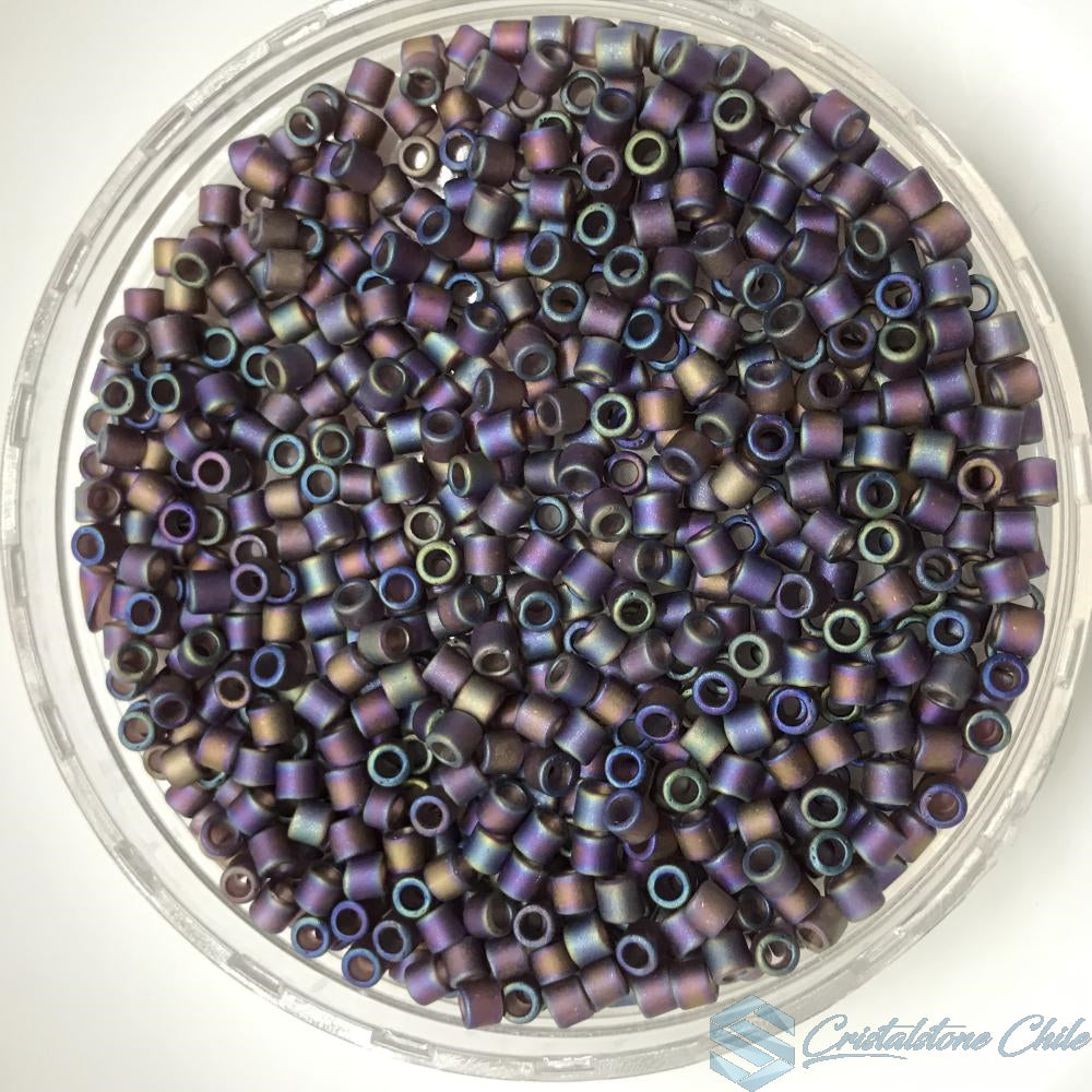 Miyuki Delica Beads 8/0 | 869DB | Morado Matizado (C10)