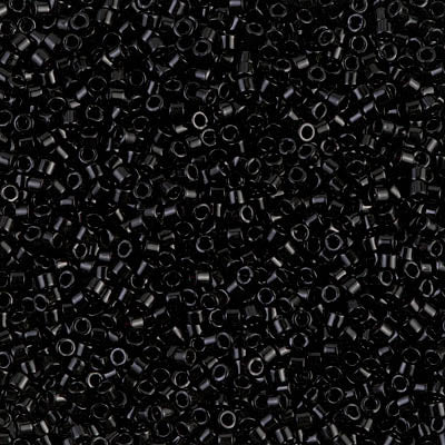 Miyuki Delica Beads 11/0 | 10DB | Negro |CAJA #1[C1]