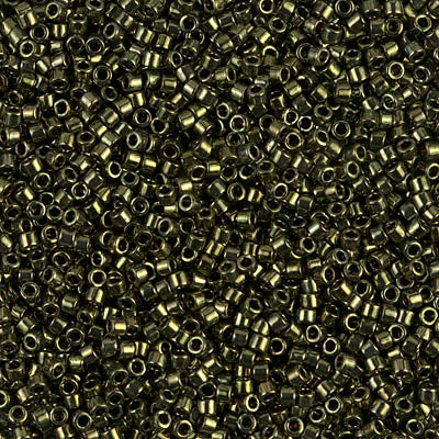 Miyuki Delica Beads 11/0 | 11DB | Metal Green