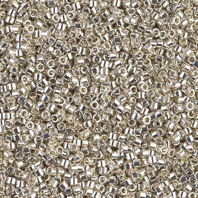 Miyuki Delica Beads 11/0 | 35DB | Metal Plateado[C5]