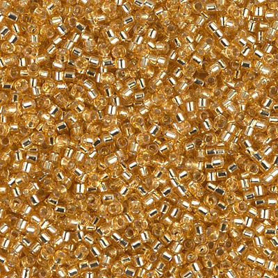 Miyuki Delica Beads 11/0 | 42DB |  Silverline Gold