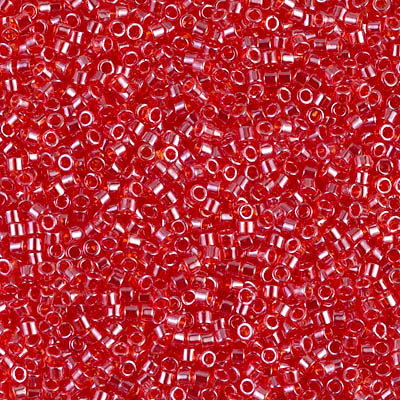 Miyuki Delica Beads 11/0 | 98DB | Satin Rojo