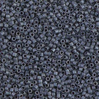 Miyuki Delica Beads 11/0 | 301DB | Matte Grafito