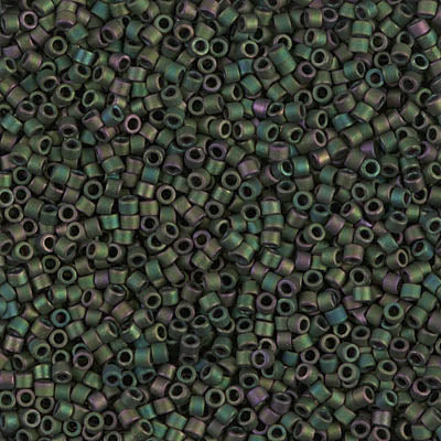 Miyuki Delica Beads 11/0 | 327DB |  Verde matizado