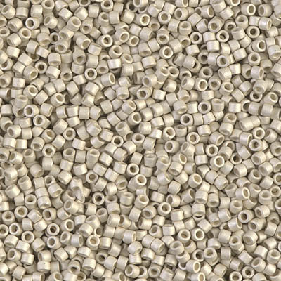 Miyuki Delica Beads 11/0 | 335DB | Matte Plateado(C5)[C5]