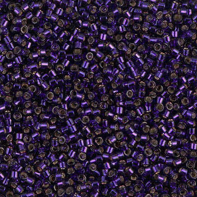 Miyuki Delica Beads 11/0 | 609DB | Purpura osc(C8)[C7]