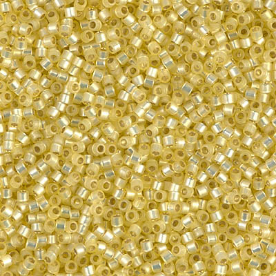 Miyuki Delica Beads 11/0 | 623DB | Silverline Amarillo