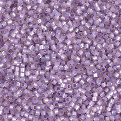 Miyuki Delica Beads 11/0 | 629DB | Silverline Lila