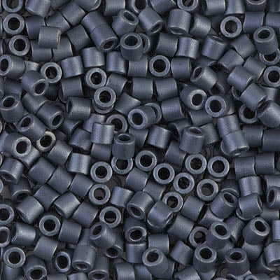 Miyuki Delica Beads 8/0 | 301DB | Grafito opaco (C12)