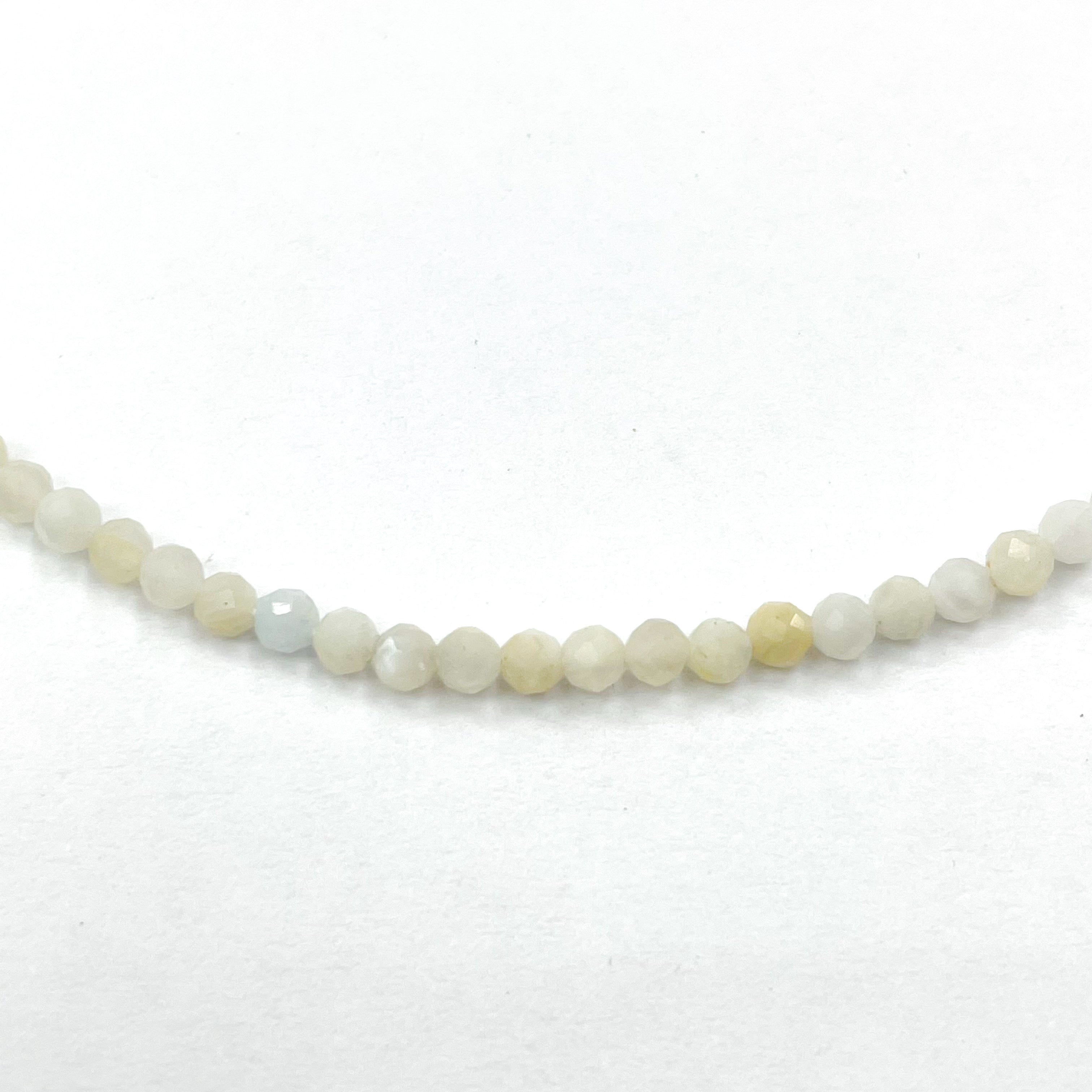 PIEDRAS NATURALES | MINI | CREAM MOON STONE | 2.6MM (1-3A)