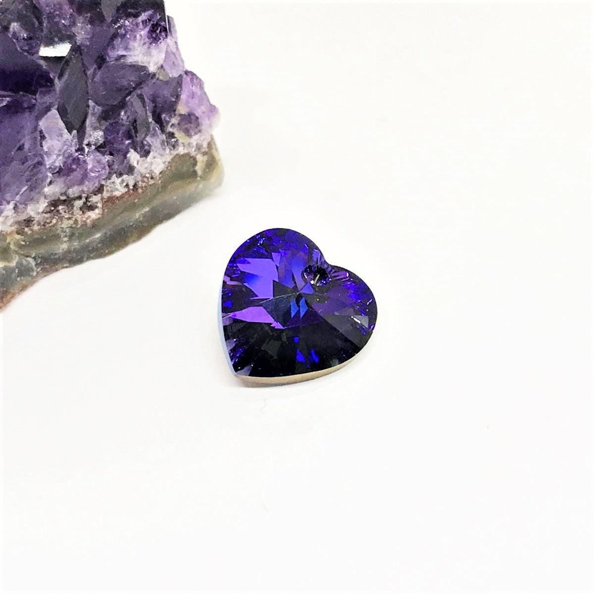 Swarovski Elements Corazón | 14mm | Heliotrope (C2)-(18COM)