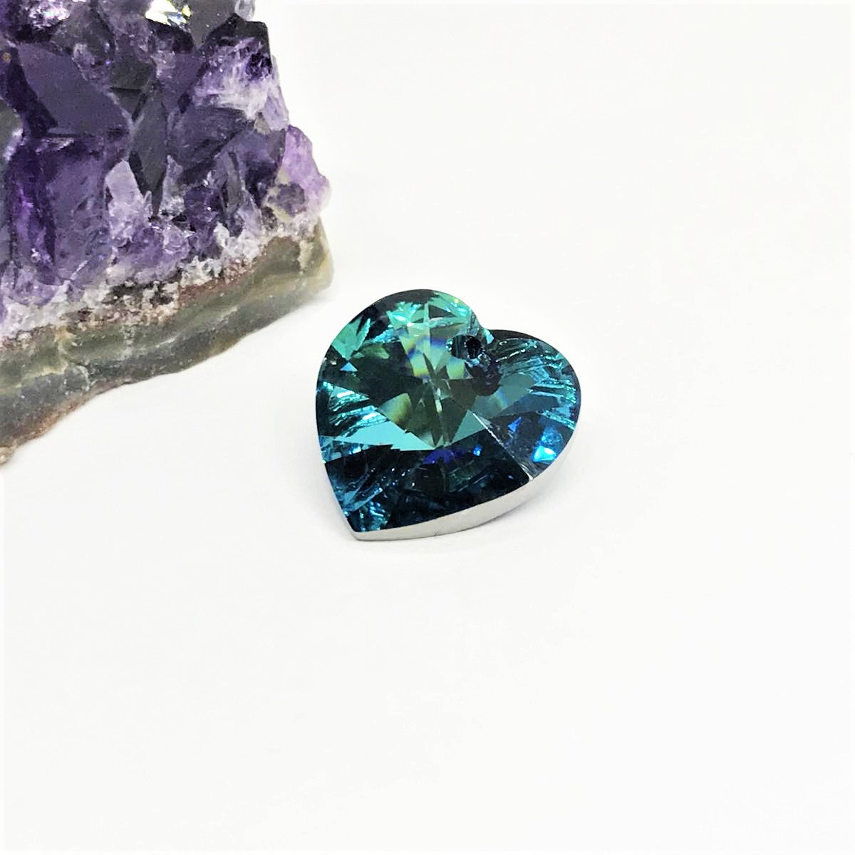 Swarovski Elements Corazón | 18mm | Bermuda Blue (C4-5COG)