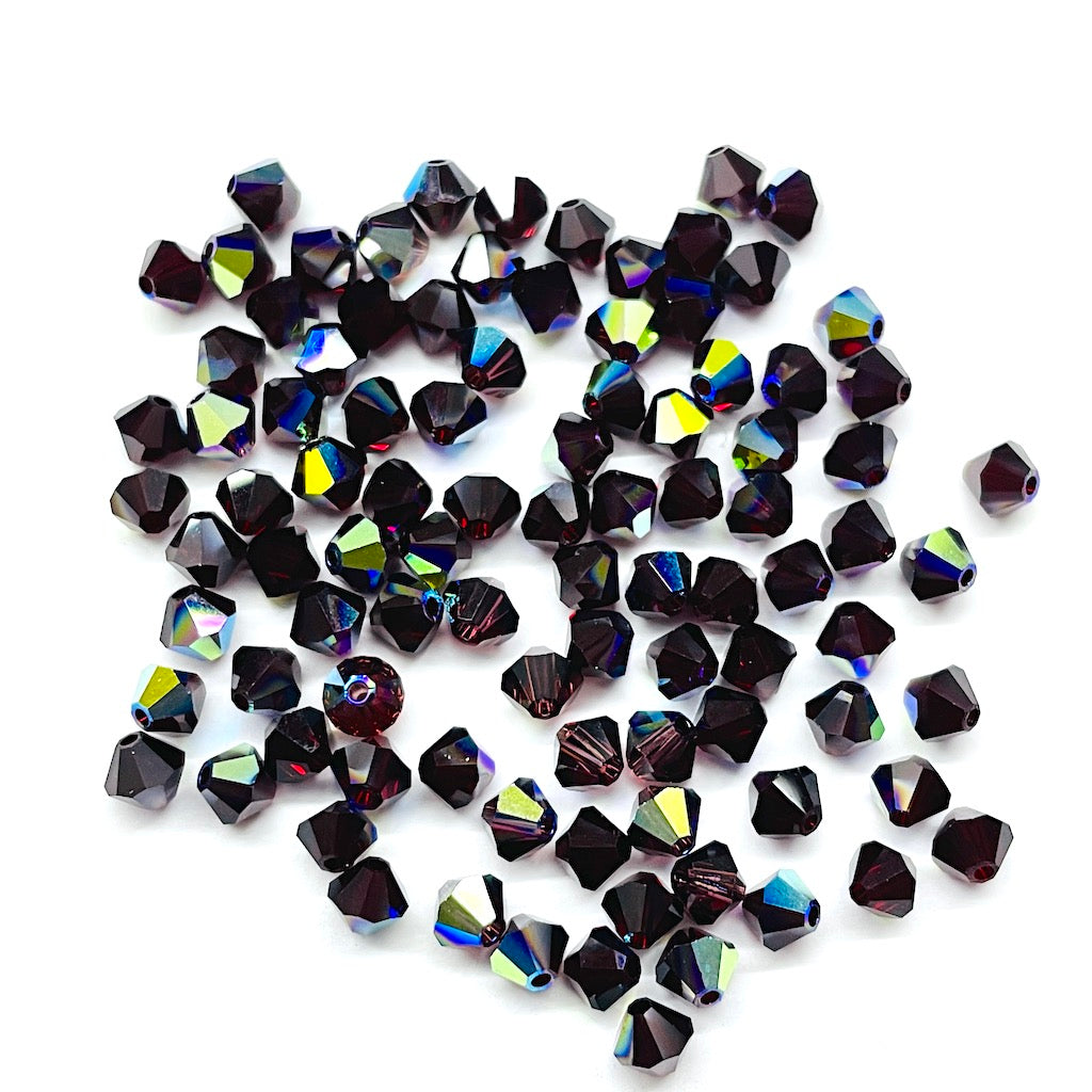 Bead Swarovski Crystals | 4mm | C5 SmT #515 | 25u | Burdeo oscuro