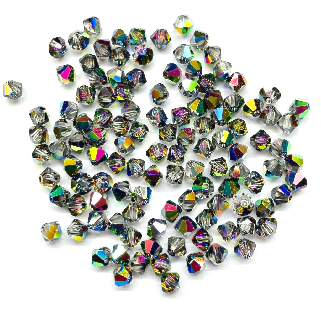 Bead Swarovski Crystals | 4mm | C6 SmT #SC | 25u | Transp Rainbow