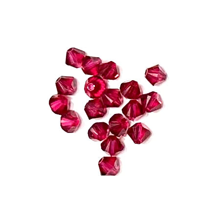 Bead Swarovski Crystals | 4mm | C5 ST #501 | 25u | Fucsia oscuro[M]