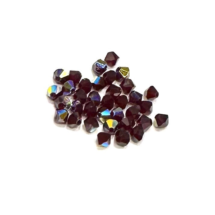 Bead Swarovski Crystals | 4mm | C3 SMT #241 | 25u | Rojo oscuro