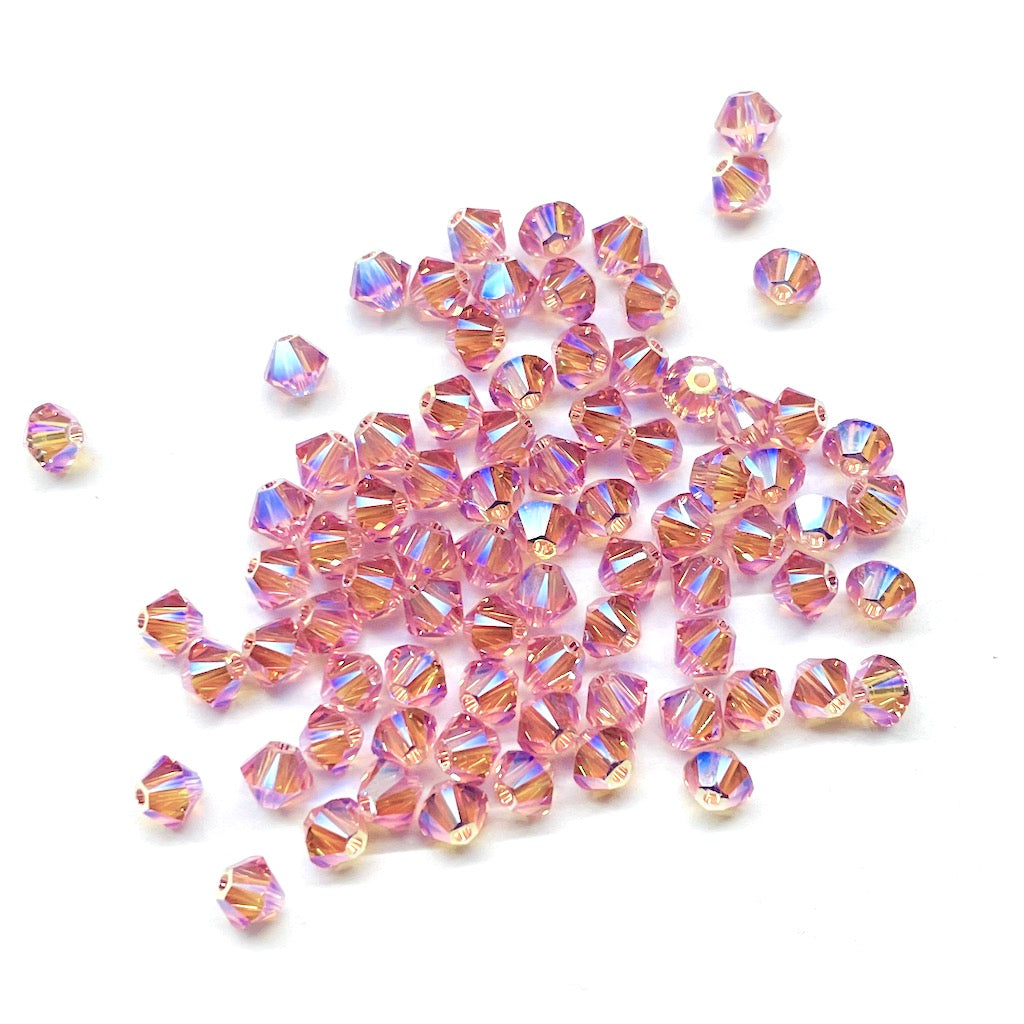 Bead Swarovski Crystals | 4mm | C2 CT #223 | 12u | Rosado Tornasol