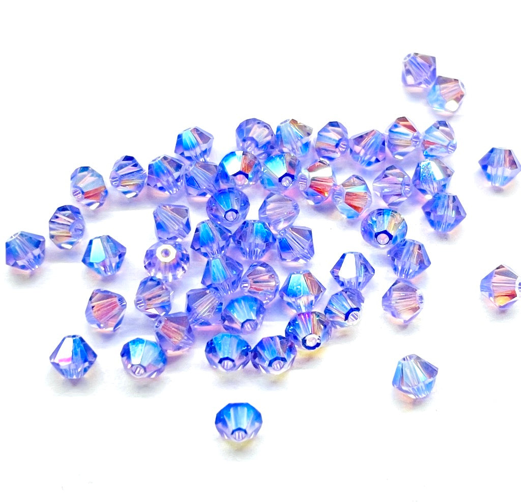 Bead Swarovski Crystals | 4mm | C1 CT #371 | 12u | Lila tornasol