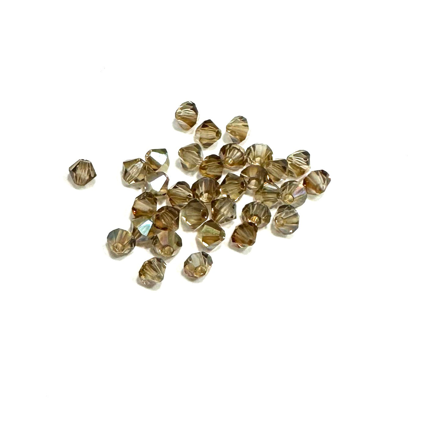 Bead Swarovski Crystals | 4mm | C1 SmT| 25u | Café Claro